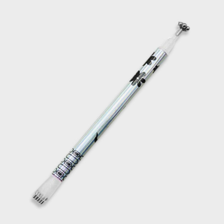 3件貓眼膠磁鐵筆雙頭磁性筆梅花烙印紋花磁筆美甲貓眼磁鐵新工具