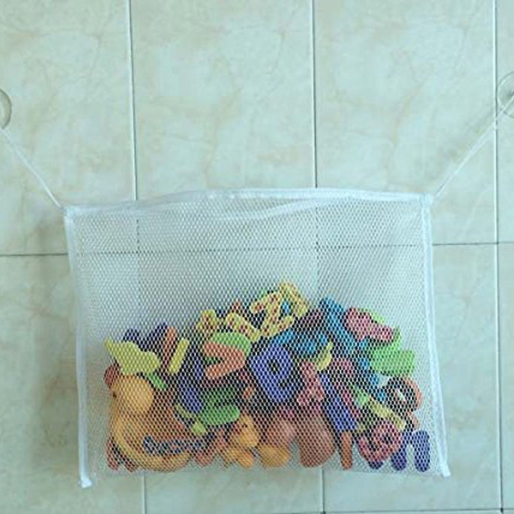 2 PCS 浴室嬰兒玩具收納掛袋帶吸盤