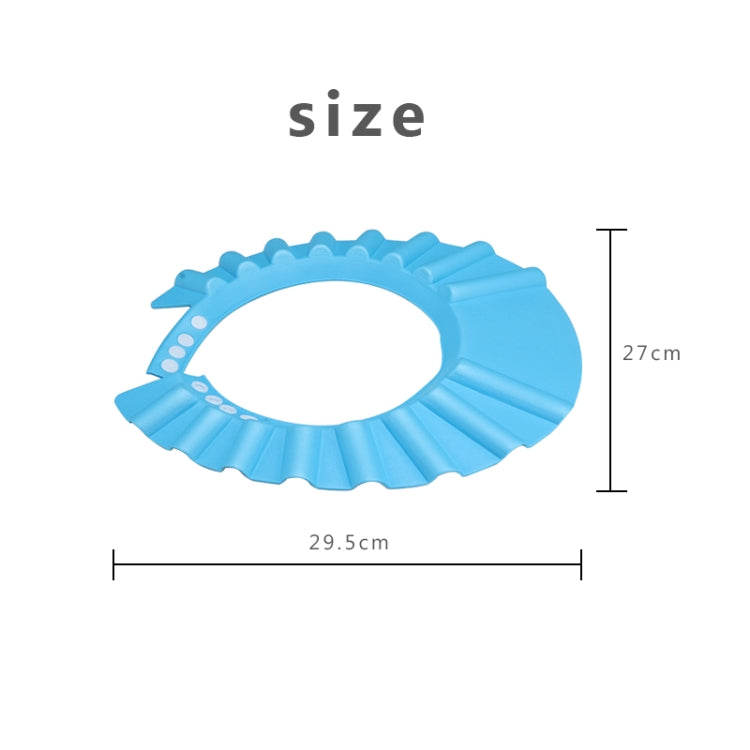 3個裝安全嬰兒浴帽兒童浴帽遮陽帽可調節嬰兒浴帽保護眼睛洗髮護罩兒童防水帽