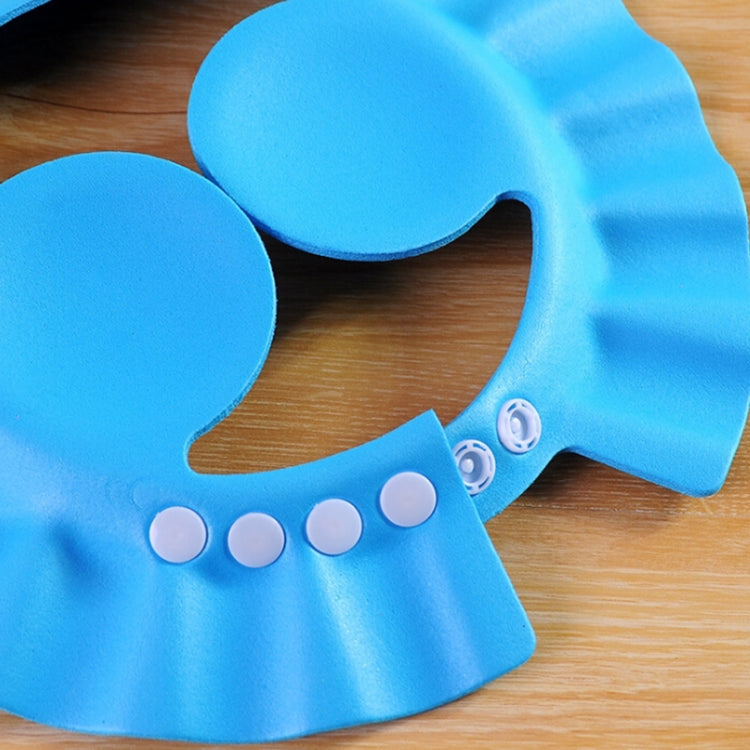 3個裝安全嬰兒浴帽兒童浴帽遮陽帽可調節嬰兒浴帽保護眼睛洗髮護罩兒童防水帽