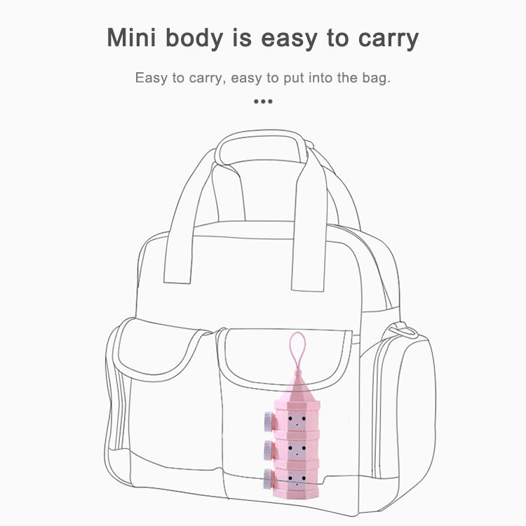 外出便攜可拆開分層奶粉盒嬰兒密封奶粉盒