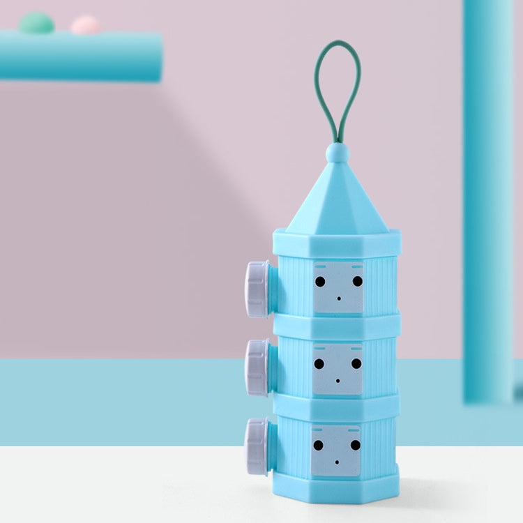 外出便攜可拆開分層奶粉盒嬰兒密封奶粉盒