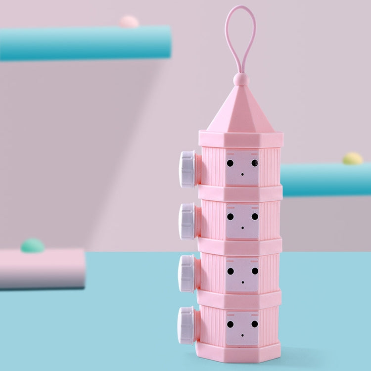 外出便攜可拆開分層奶粉盒嬰兒密封奶粉盒