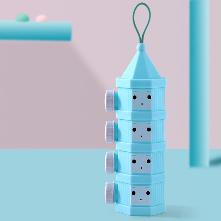 外出便攜可拆開分層奶粉盒嬰兒密封奶粉盒