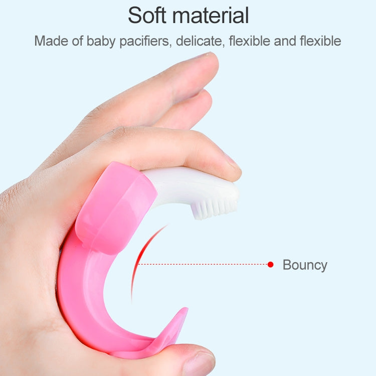 3個嬰兒硅膠訓練牙刷香蕉形狀安全乳牙寶寶咀嚼玩具嬰兒咀嚼的出牙環禮物