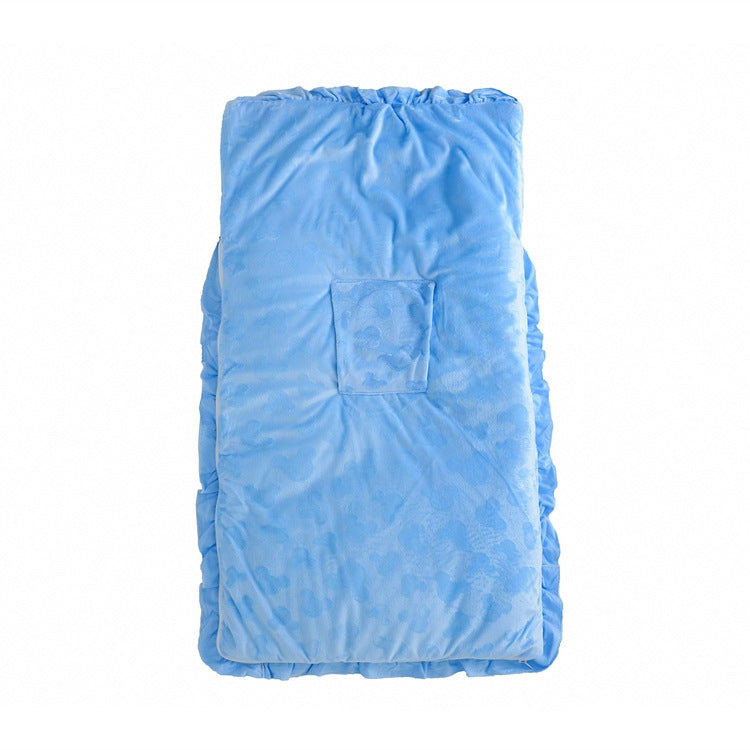 秋冬款加厚寶寶睡袋卡通刺繡嬰兒推車配件