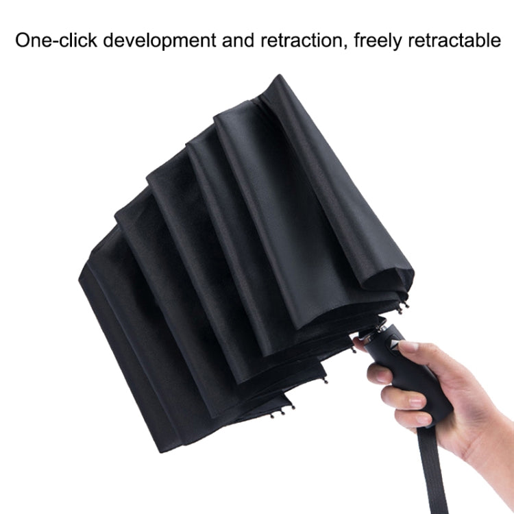 雙色三折抗風防晒晴雨傘