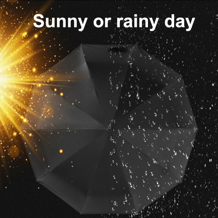 雙色三折抗風防晒晴雨傘