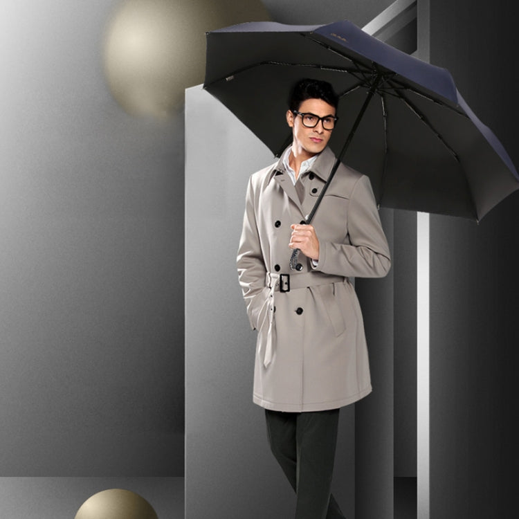 雙色三折抗風防晒晴雨傘