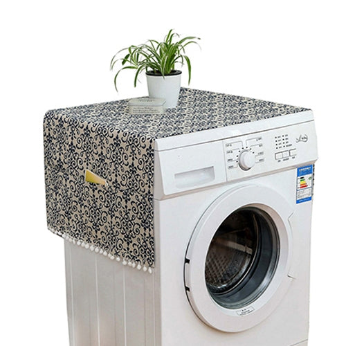 家用洗衣機防塵罩廚房冰箱防塵罩帶收納袋 55x130cm單開門 洗衣機防塵罩
