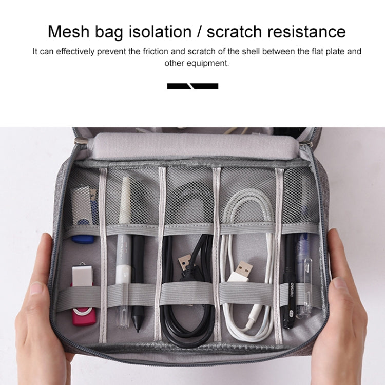 數碼線袋 男士便攜旅行小工具袋 電源線充電器耳機收納盒