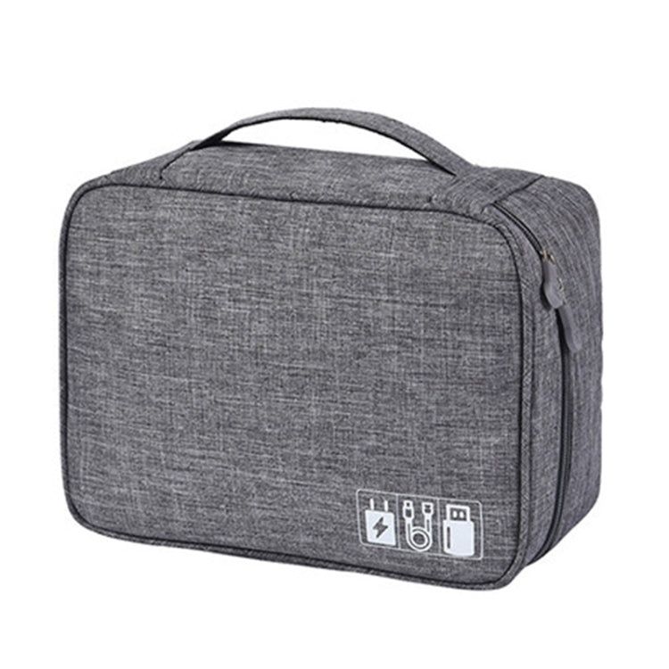 數碼線袋 男士便攜旅行小工具袋 電源線充電器耳機收納盒