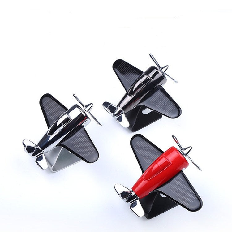 車用香薰擺件太陽能飛機汽車擺件