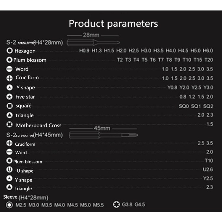 JM-8172 73合1組合螺絲刀套裝手機電腦遊戲機航模拆裝工具