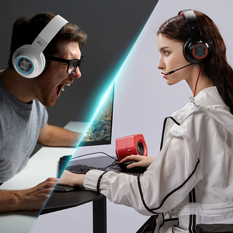 漫步者 HECATE G4 頭戴式電競遊戲耳機台式電腦聽聲辨位7.1聲道耳機，線長：2.5米