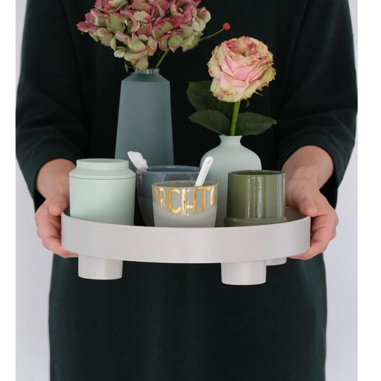 多功能收納果盤杯具香水雜物桌面裝飾托盤