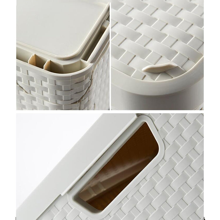 可摺疊整理宿舍衣櫃塑料有蓋收納箱