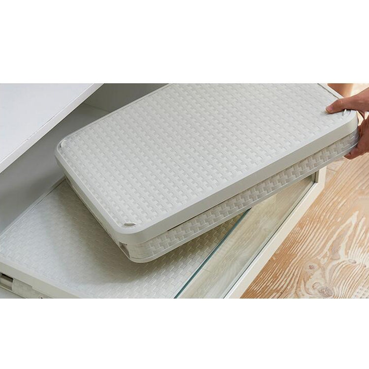 可摺疊整理宿舍衣櫃塑料有蓋收納箱