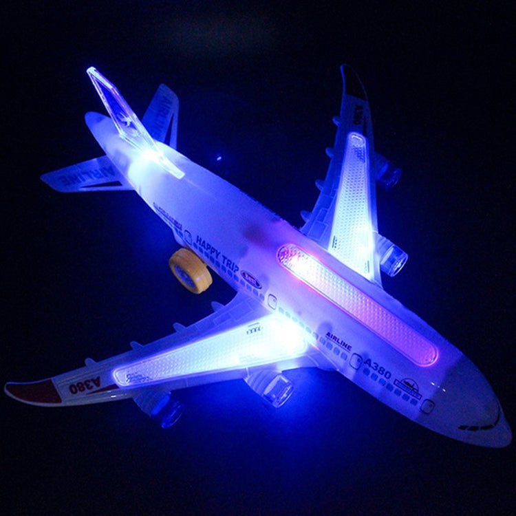 模型飛機玩具電動閃光音樂飛機兒童玩具
