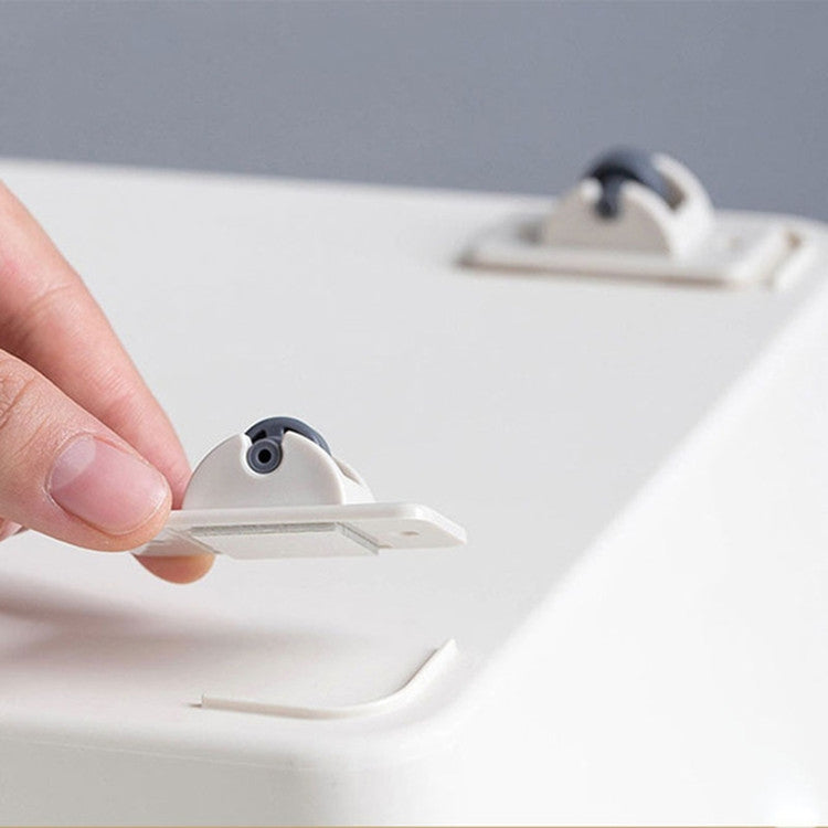 4個賣 收納盒滑輪整理箱收納箱子滾輪垃圾桶滑輪可粘貼輪子