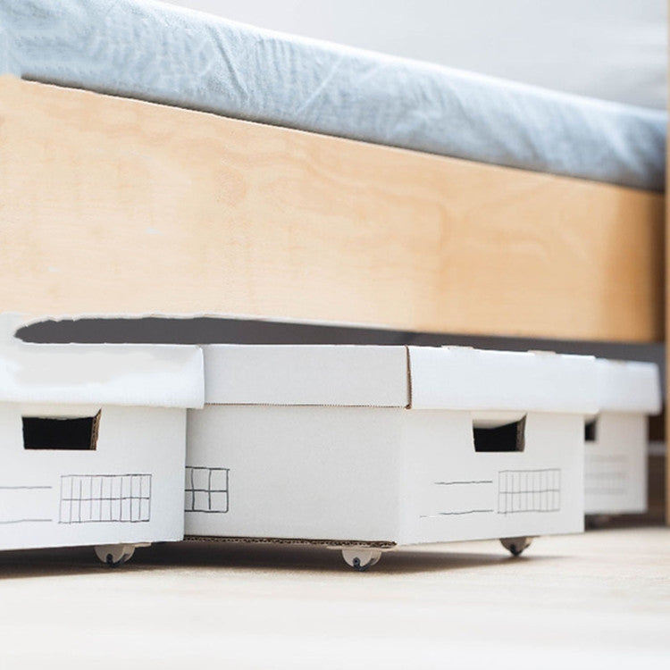 4個賣 收納盒滑輪整理箱收納箱子滾輪垃圾桶滑輪可粘貼輪子