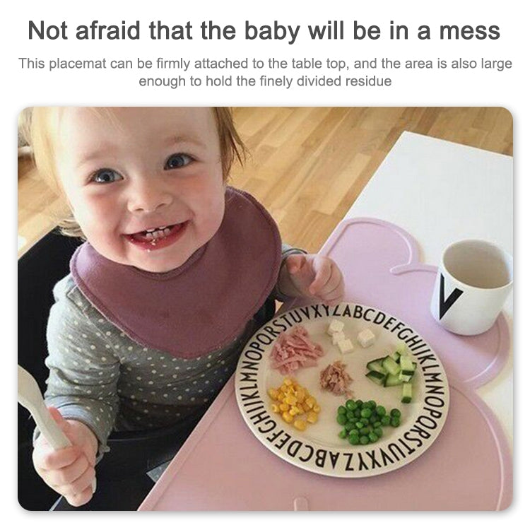 兒童雲朵硅膠餐墊防水環保學生桌墊