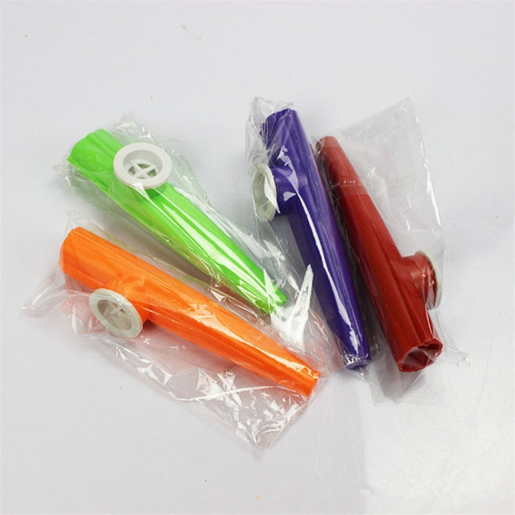 10個一賣 塑料卡祖笛兒童伴奏樂器，顏色隨機發貨