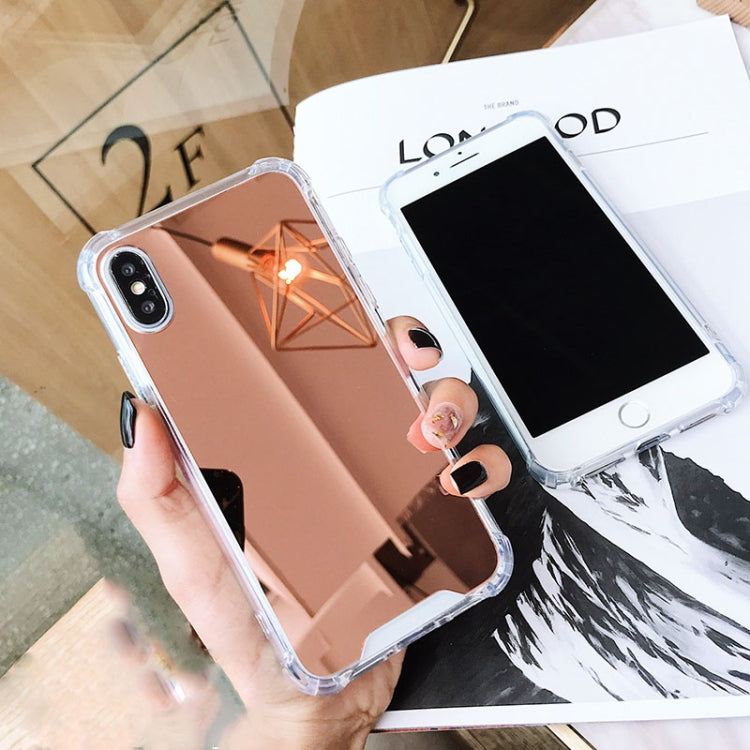 電鍍鏡面防摔軟膠手機殼適用於 iPhone 8 Plus & 7 Plus