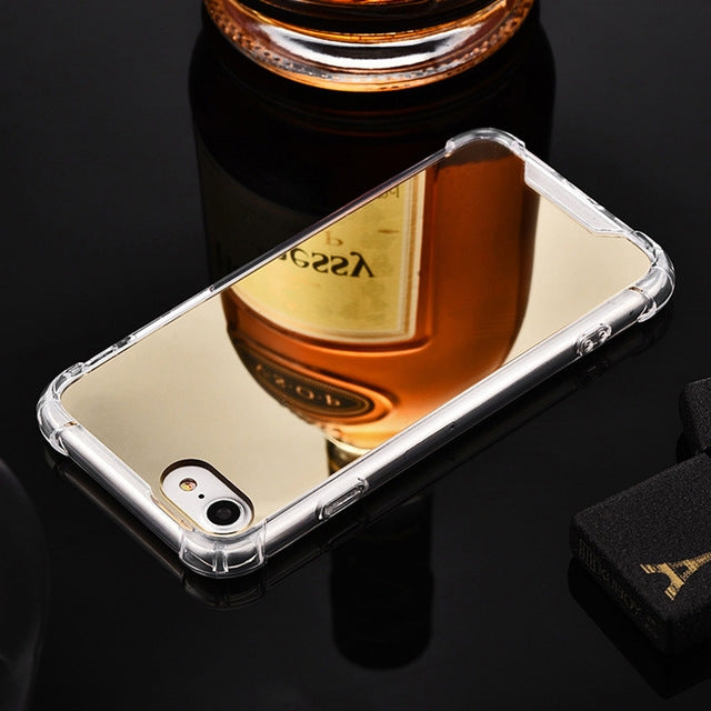 電鍍鏡面防摔軟膠手機殼適用於iPhone XR 6.1英寸