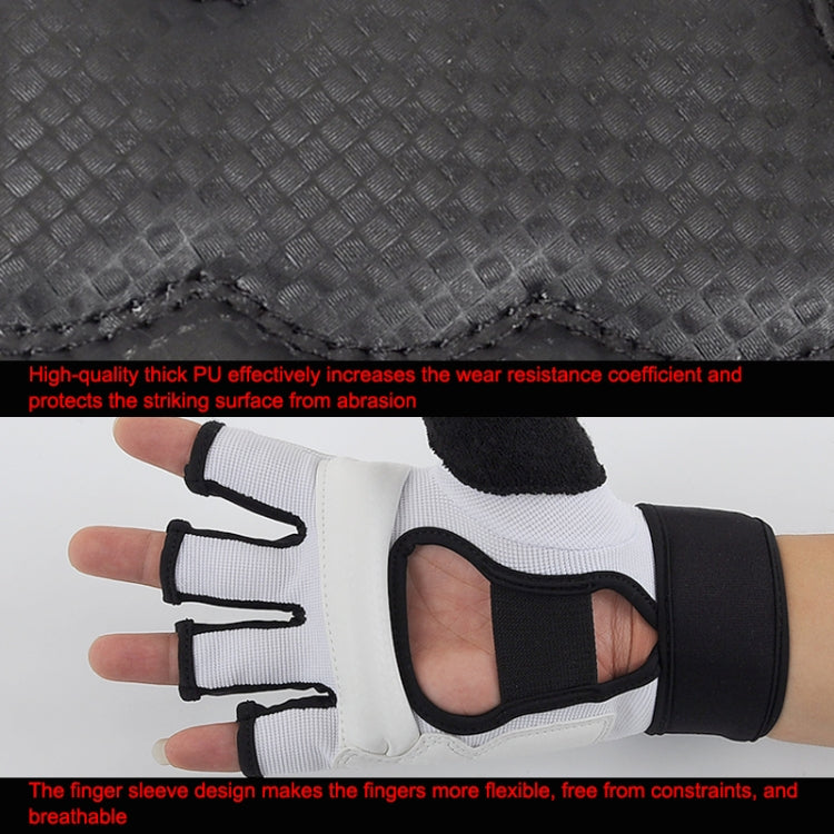 半指成人沙袋訓練拳擊手套PU跆拳道手套