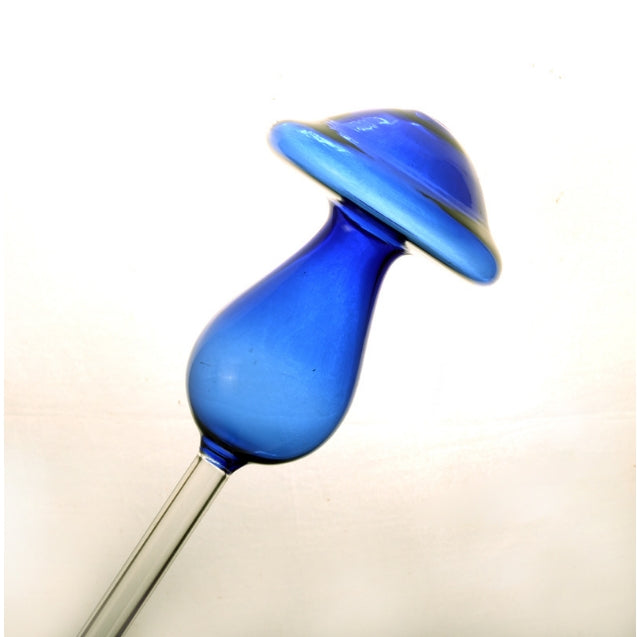 蘑菇形狀房屋植物花卉澆水器 自動澆水透明玻璃裝置