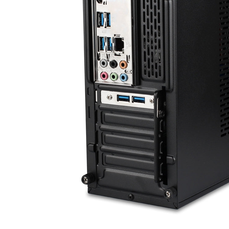 USB3.0  20P擋板線機箱PCI位擴展USB3.0母口全高半高擋板