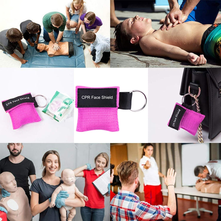 CPR急救面罩鑰匙扣呼吸面罩