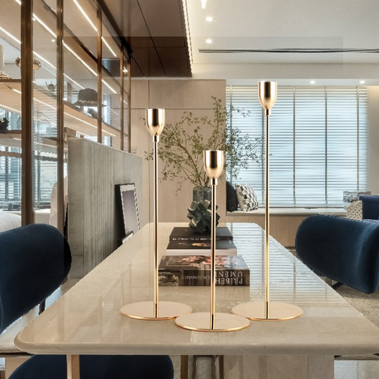 創意單頭燭台蠟燭台婚慶餐桌裝飾擺件