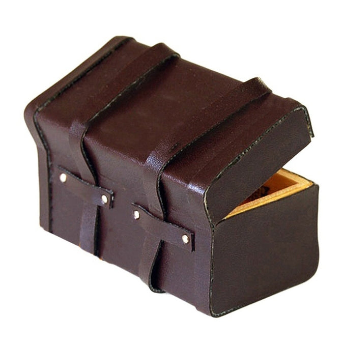 1/12微型娃娃屋攜帶復古手提箱行李 過家家玩具配件