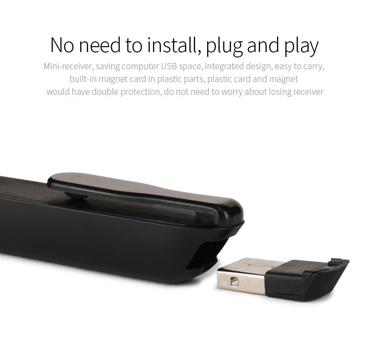 可充電 2.4G無線 空氣鼠標遠程控制PPT演示激光筆