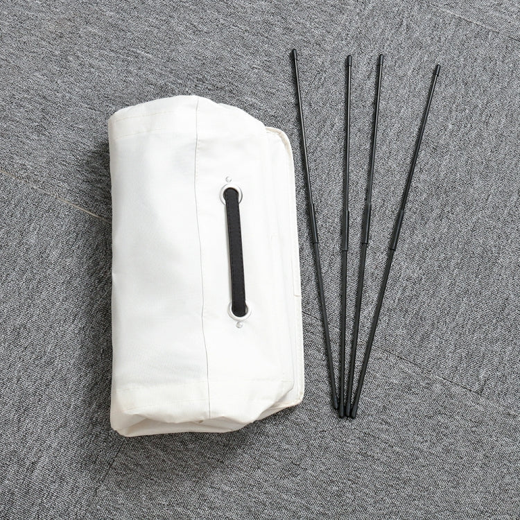 網布束口帶皮腳牛津布臟衣籃 小號可摺疊洗衣籃