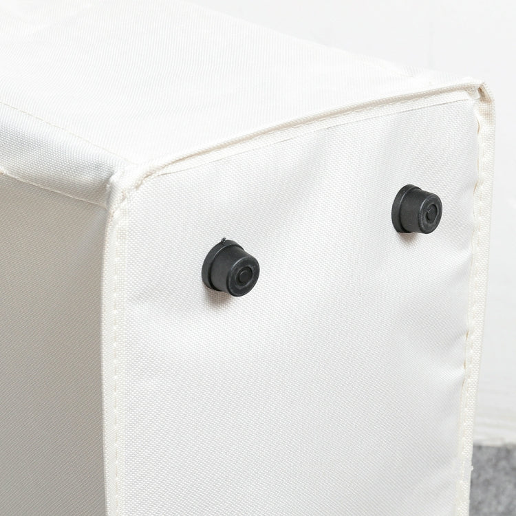 網布束口帶皮腳牛津布臟衣籃 小號可摺疊洗衣籃