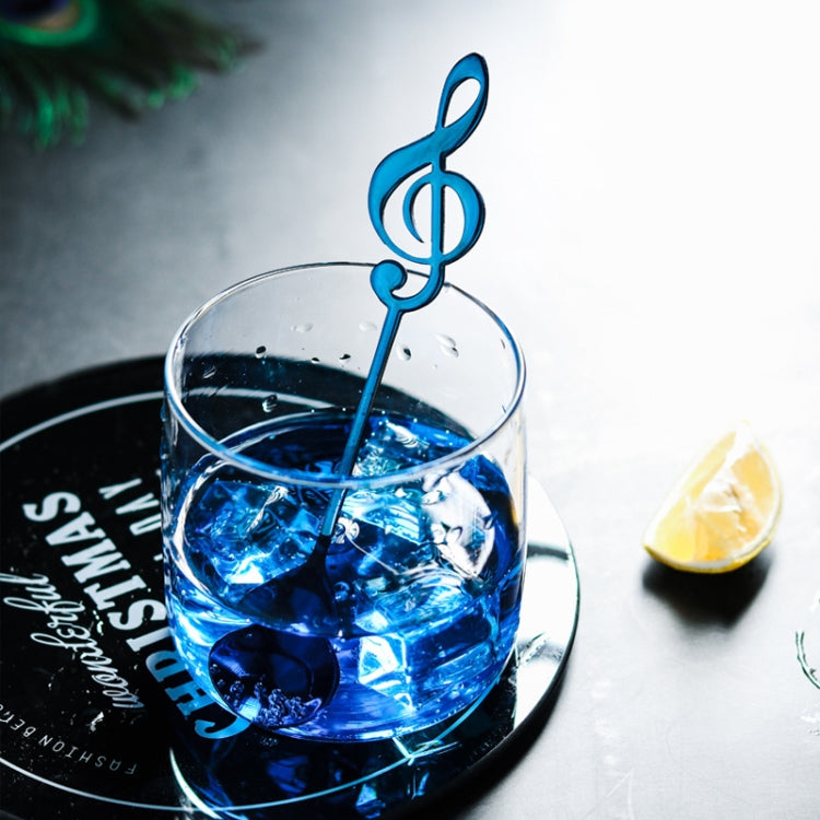 創意音符勺 咖啡攪拌勺 不銹鋼鍍鈦音樂吧勺禮品勺