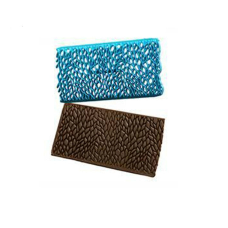 2件一賣 蛋糕翻糖工具 心形菱形紋理格子立交橋曲藝印章印花模具