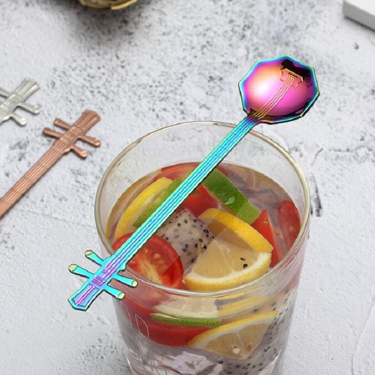 不銹鋼咖啡攪拌勺 創意樂器造型勺子