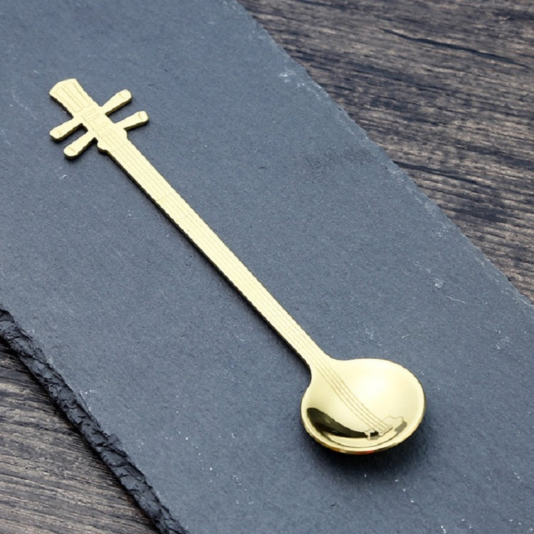 不銹鋼咖啡攪拌勺 創意樂器造型勺子