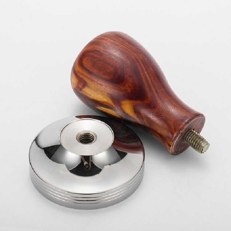 不銹鋼實木手柄一體化咖啡壓粉器
