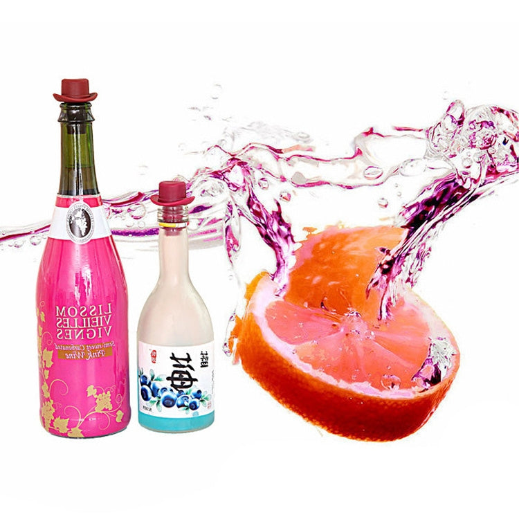 硅膠小禮帽保鮮酒瓶塞調味瓶紅酒塞
