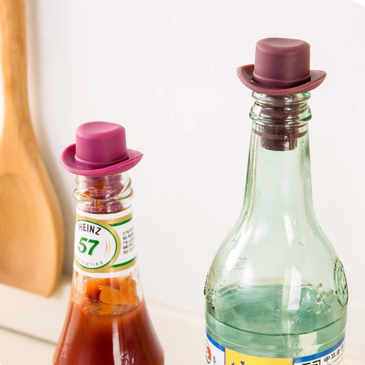 硅膠小禮帽保鮮酒瓶塞調味瓶紅酒塞