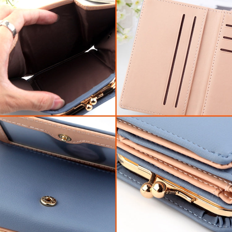 短款錢包女士錢包多卡三折