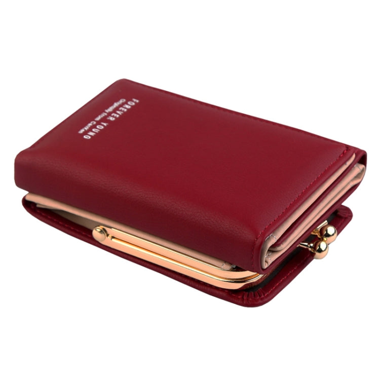 短款錢包女士錢包多卡三折