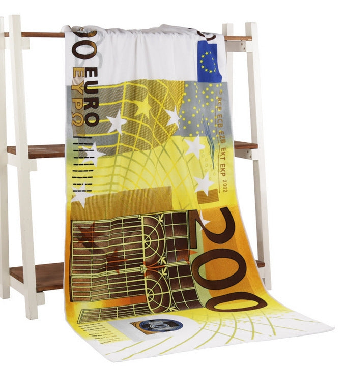 超細纖維浴巾印花沙灘巾超柔軟浴巾