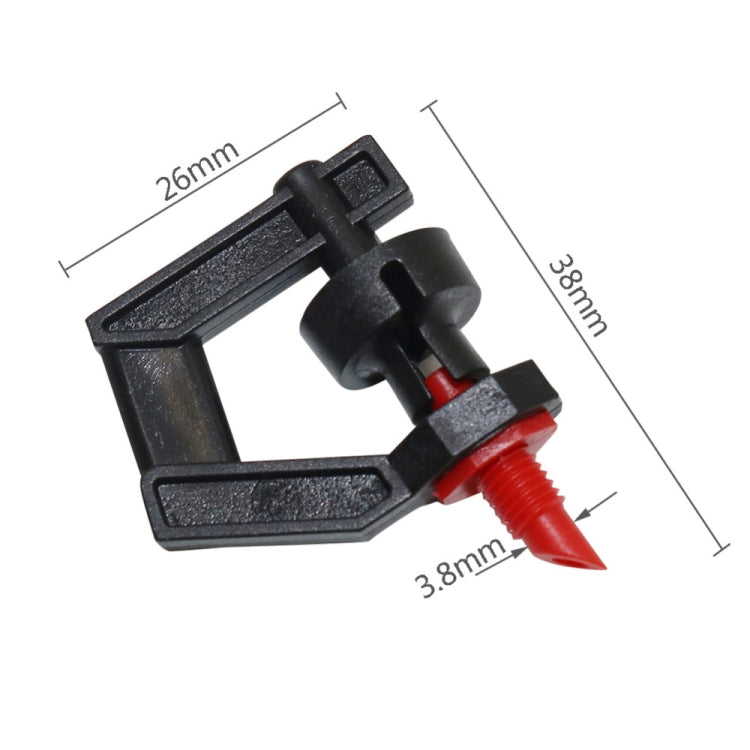 10個賣 360度旋轉噴頭螺紋接口微噴滴灌配件