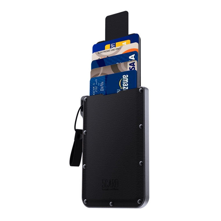 便攜超薄隨身卡包抽拉設計隱形個性卡包